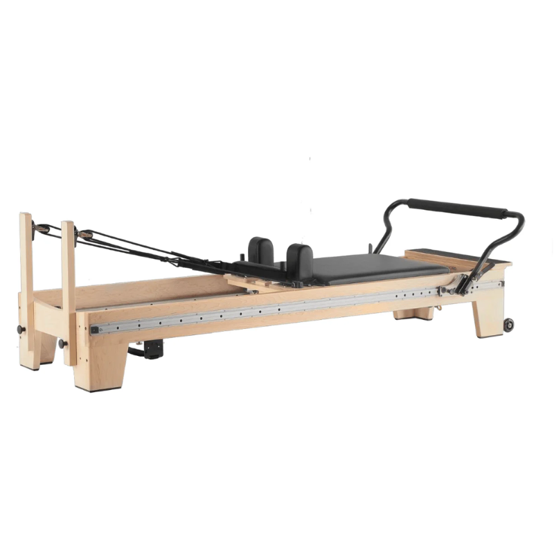 Main image of the Core Collab Full Track Eco Studio Pilates Reformer Machine in Black