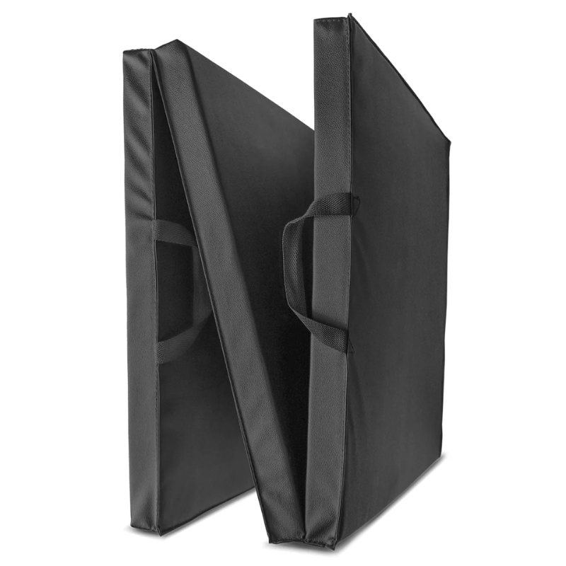 Side view of the Cortex Folding Gymnastics Mat folded up
