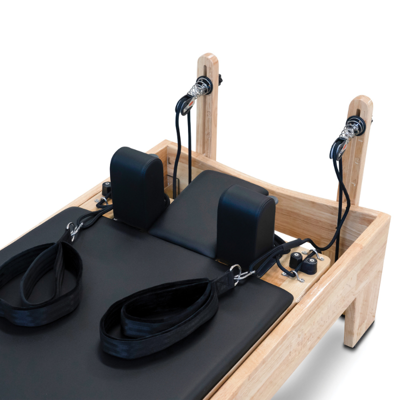 Carriage of the Impact Fitness Oak Wood Pilates Reformer Machine