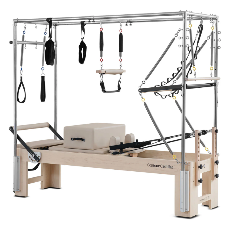 Lifespan Fitness Contour Cadillac Pilates Reformer with Full Trapeze