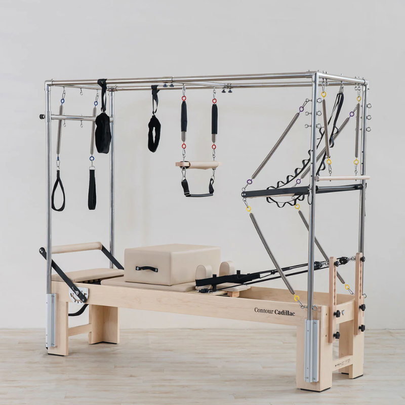 Lifespan Fitness Contour Cadillac Pilates Reformer with Full Trapeze
