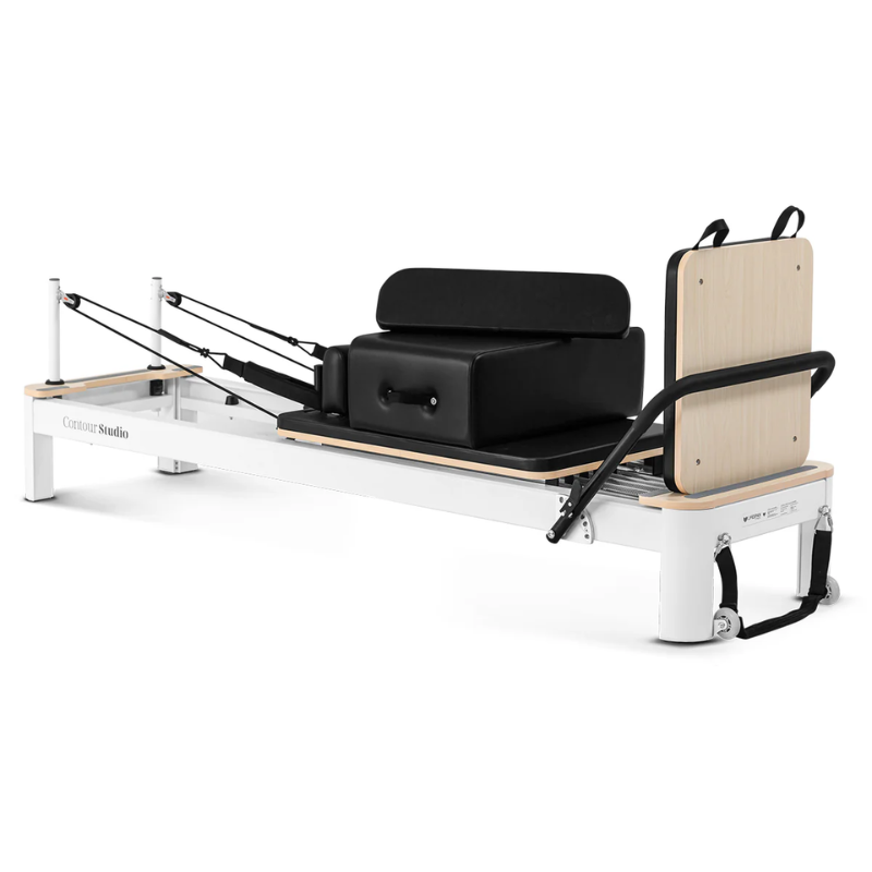 Lifespan Fitness Contour Studio Commercial Pilates Reformer Machine with the jump board on