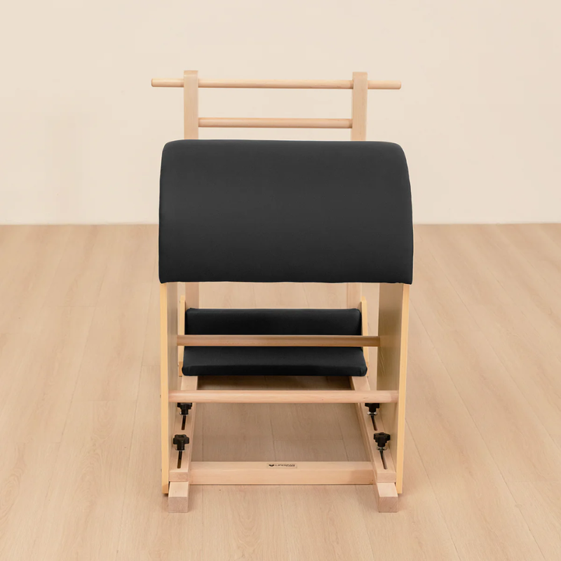 Back view of the Lifespan Fitness Pilates Ladder Barrel