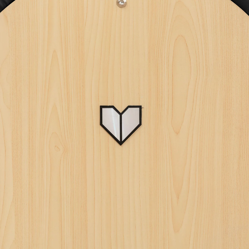 Close-up of the Lifespan Fitness logo brand on the Lifespan Fitness Pilates Ladder Barrel