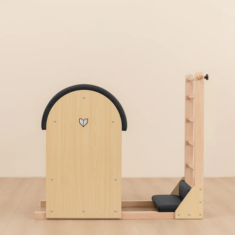 Side view of the Lifespan Fitness Pilates Ladder Barrel
