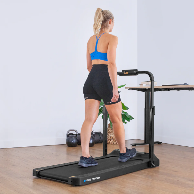 Lifespan Fitness V-FOLD Walking Pad Treadmill with SmartStride