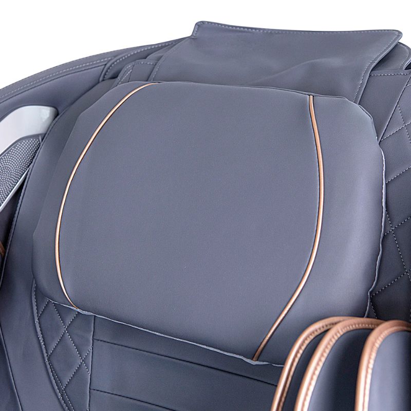 Close-up of the pillow on the Regen8 LuxCloud Premiere Premium Shiatsu Massage Recliner with Dual SL Rollers
