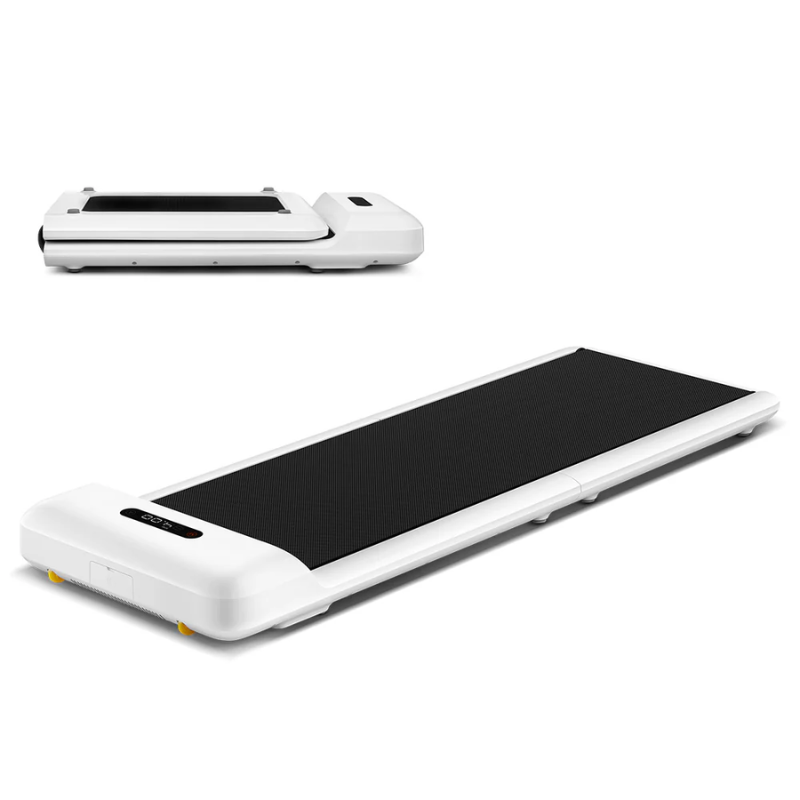 Main image of the WalkingPad C2 Compact Folding Treadmill in White colour in folded and unfolded positions