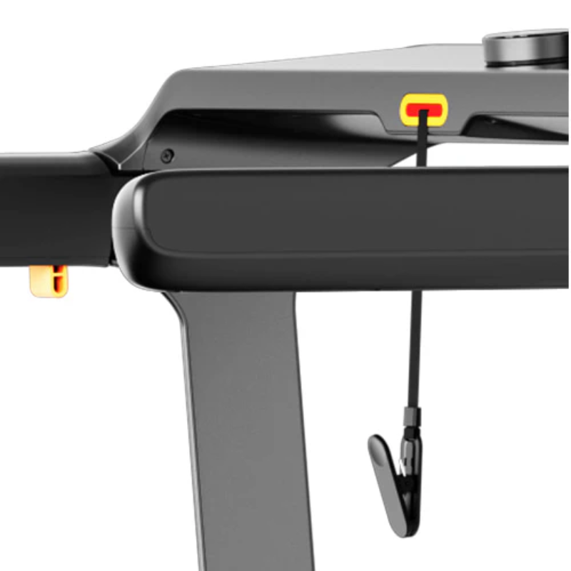 Close-up of the safety key on the WalkingPad X218 Double Fold Treadmill