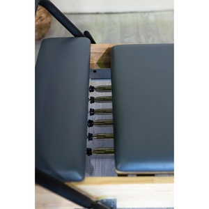 Core Collab Eco Warrior Foldable Pilates Reformer Angle View of Springs