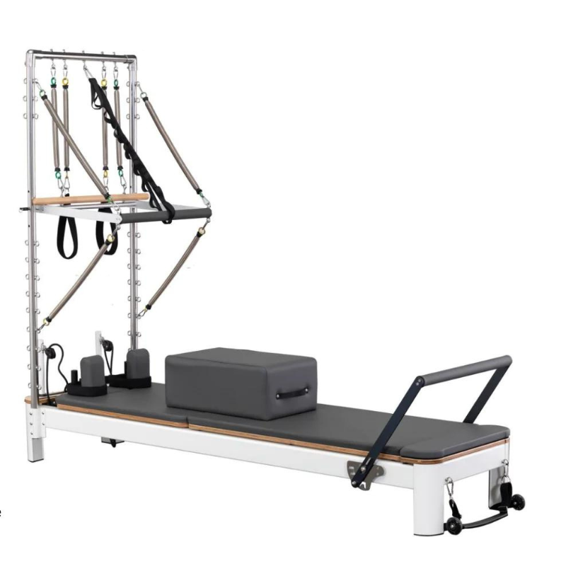 Core Collab Queen Reformer with Half Trapeze Full View