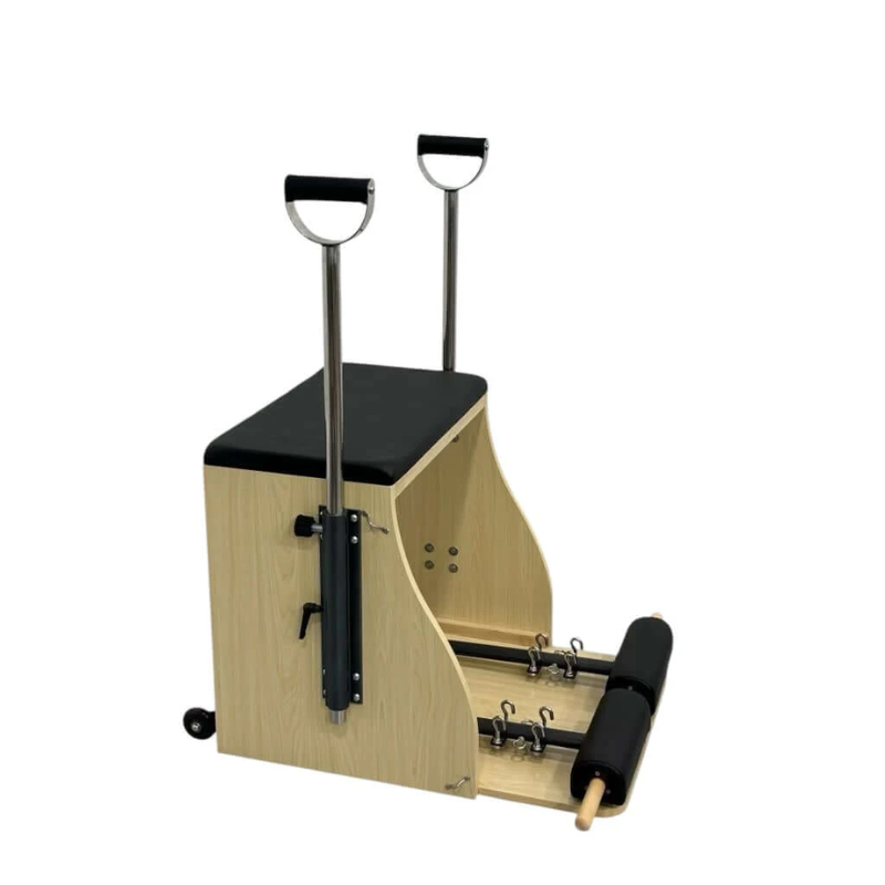 Top side view of the Core Collab Pilates Wunda Chair