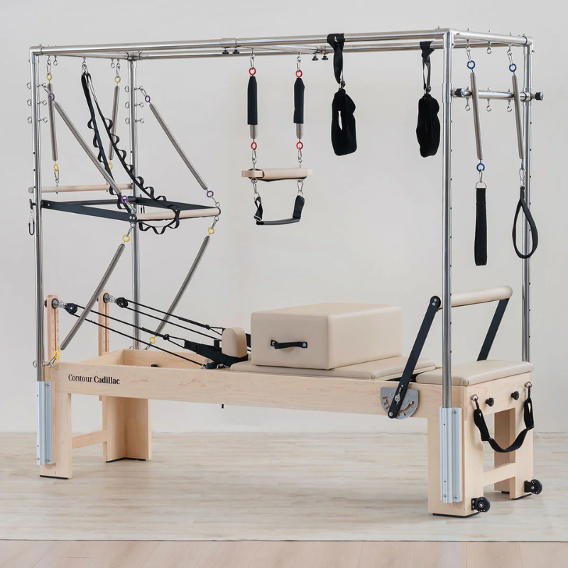 Lifespan Fitness Contour Cadillac Pilates Reformer with Full Trapeze