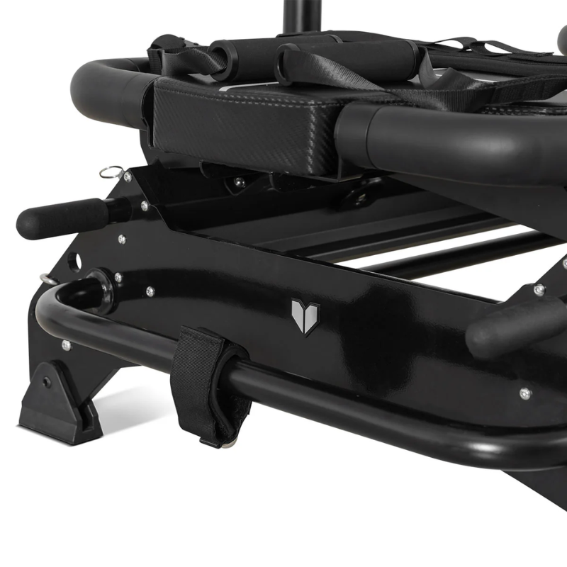 Close-up of the front of Lifespan Fitness Contour Megaformer-Style Reformer