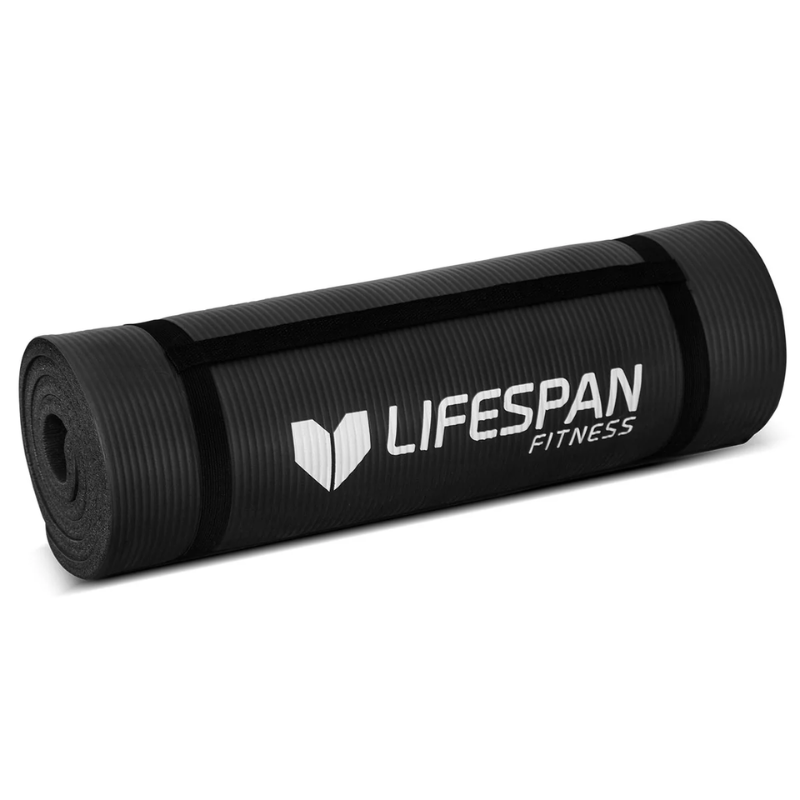 Rolled-up view of Lifespan Fitness Yoga & Pilates Exercise Mat