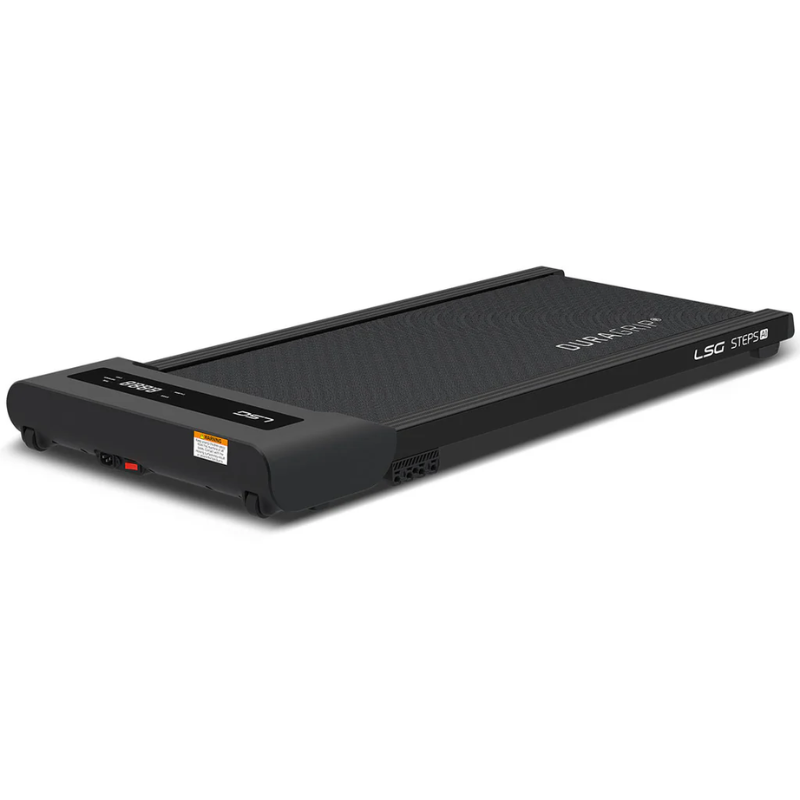 Front side angled view of the LSG Steps A1 Walking Pad Portable Treadmill
