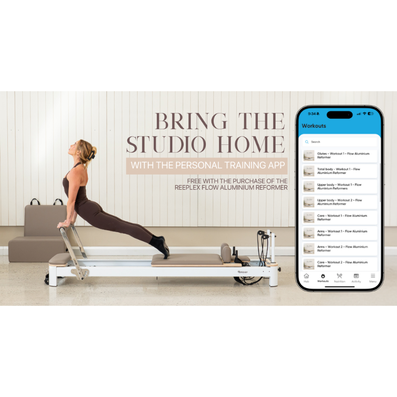 Reeplex Aluminium Flex Series Pilates Reformer Machine