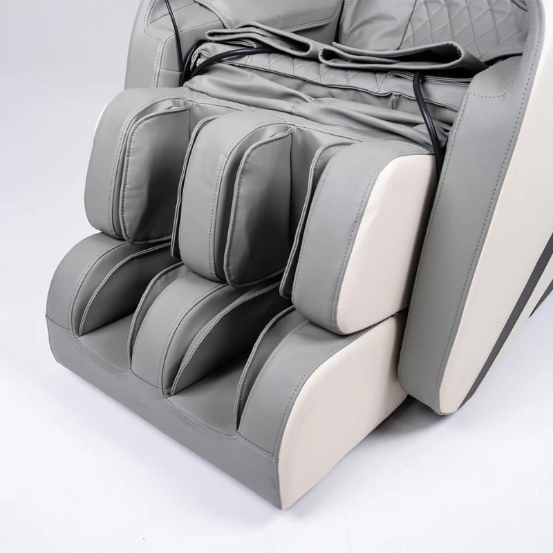 Close-up of the leg rests on the ReGen8 LuxCloud Air Zero Gravity Heated Massage Chair