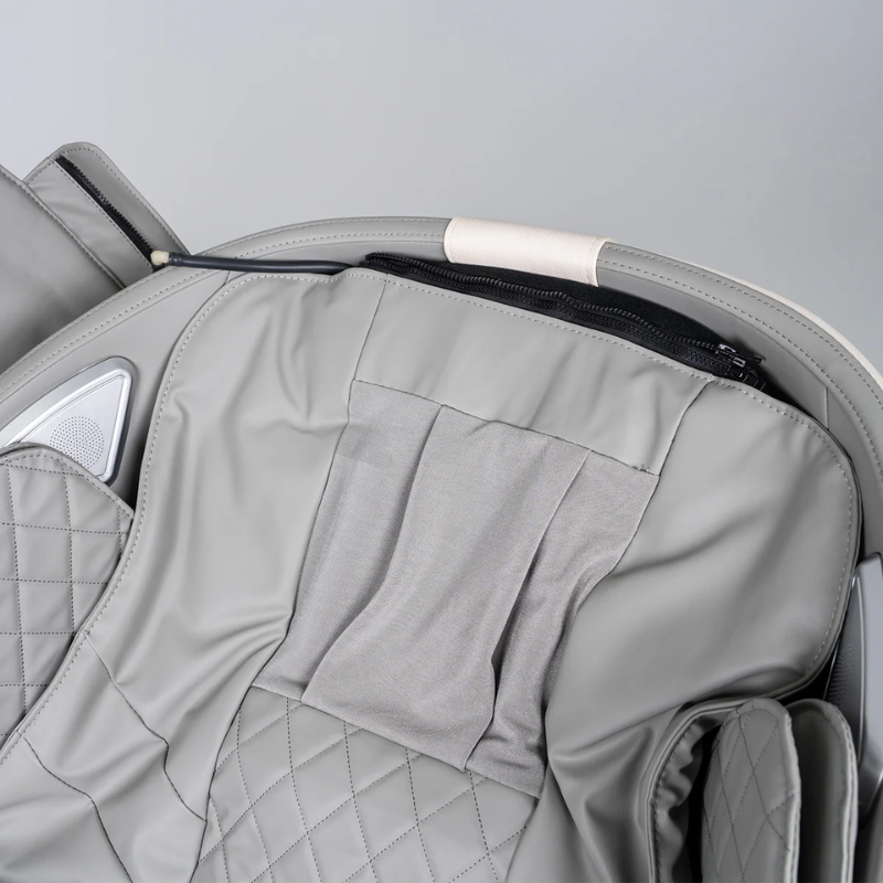 ReGen8 LuxCloud Air Zero Gravity Heated Massage Chair while its headrest pillow is detached