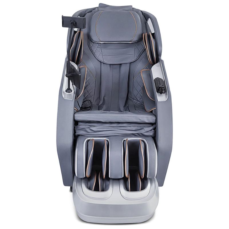 Top angle and front view of the Regen8 LuxCloud Premiere Premium Zero Gravity Massaging Chair with Dual SL Rollers