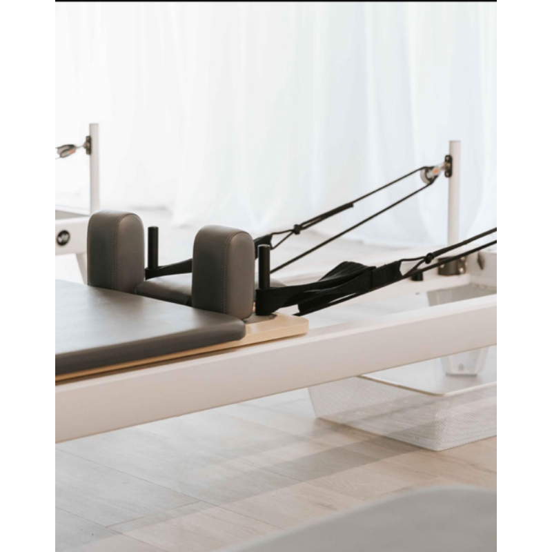 Close-up of the shoulder rest part of Volt V9 Studio Pilates Reformer