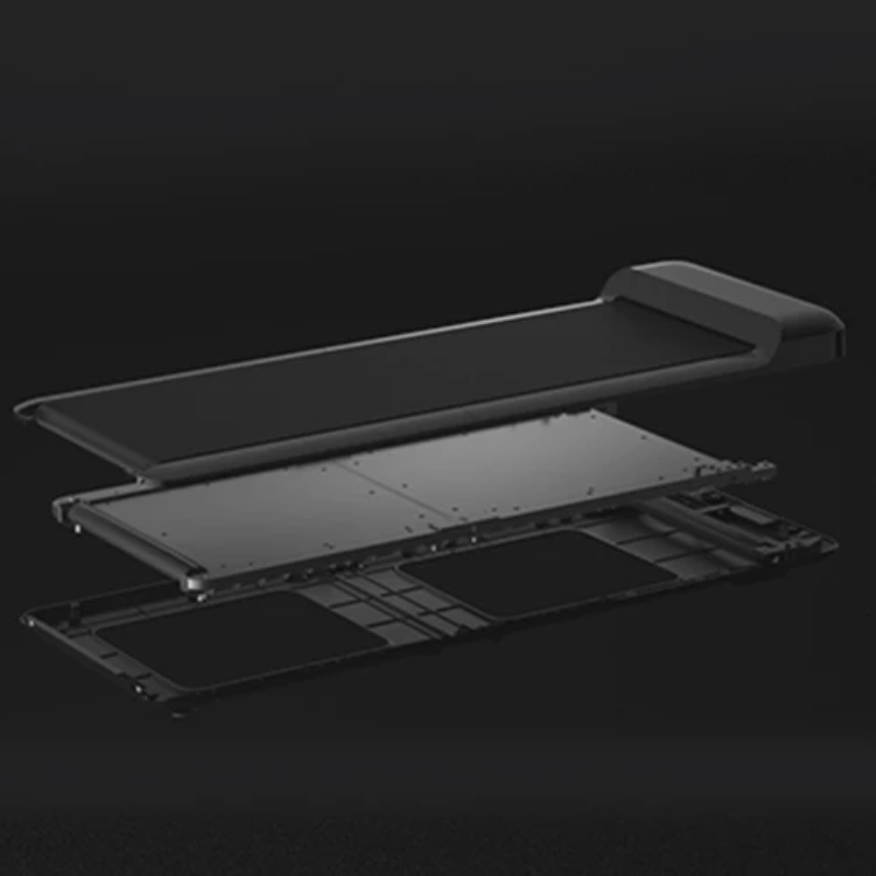 Frame construction of the WalkingPad C2 Compact Folding Treadmill