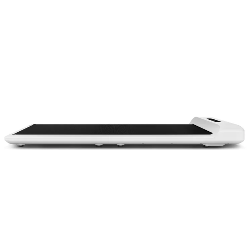 Side view of the WalkingPad C2 Compact Folding Treadmill in White