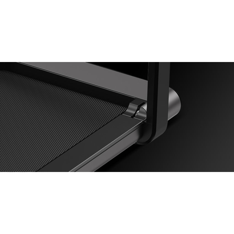 Close-up of the aluminium frame on the WalkingPad X21 Foldable Treadmill