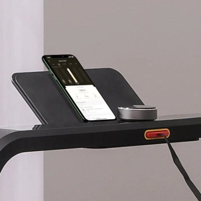 Tablet / phone holder on the WalkingPad X21 Foldable Treadmill